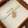 Colgante Rotatorio Pixiu Incrustado con Diamantes del Mismo Estilo de Weixue para Mujer, Cadena para Clavícula Moderna y Elegante, Collar de Oro Arenado de Alta Gama al por Mayor