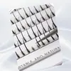 Cílios Postiços Inferiores de Fio Único Estilo Fada Tipo A, Enxerto de Cabelo Natural Realista em Cachos Únicos, Estilo Misto Segmentado