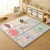 Tapete de tatami emendado de verão novo e espesso, tapete de chão estilo japonês, tapete refrescante dobrável e armazenável