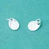 Plata Esterlina S925 Maciza Plata Lisa Electrochapado de Precisión Estilo Nacional Colgante de Paz y Alegría Cuerda de Cuentas para DIY Accesorios de Plata