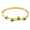 Lele Jewelry Pulsera de Acero de Titanio con Incrustaciones de Diamante en Forma de Corazón Popular Transfronteriza de Moda Diseño Único Diamante Rosa en Forma de Corazón Pulsera Versátil