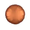 Balão redondo metálico de alumínio de 18 polegadas Dourado Prata Vinho tinto festa de aniversário decoração de casamento redondo