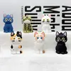 Llavero colgante de gato lindo, tienda de mascotas de gato de dibujos animados, pequeño regalo, adorable muñeco de gato de caja sorpresa, juguete al por mayor