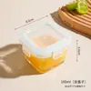 Contenedor de Comida para Bebé Tazón de Vidrio para Cocinar al Vapor para Bebés, Frasco Sellado para Cocinar Huevos al Vapor, Caja Especial de Conservación para Congelar
