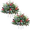 2024 novo semicírculo redondo redondo cogumelo jardim pacote de árvore de Natal pacote de árvores de Natal
