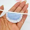 Muñeca Gato Kt Mini Delantal Mini Tela de Cuadros Accesorios para Muñecas Lindo Delantal Accesorios para Muñecas de Algodón