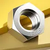 Tuerca hexagonal de acero inoxidable 304 GB6170 tuerca hexagonal externa gruesa 201 tapa de tornillo fijación 316 tuerca fuerte bang