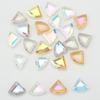Colgante de Falda de Cristal con Agujero Único de 14 mm en Forma de Abanico Accesorios de Joyería DIY Collar Hecho a Mano Aretes Horquilla