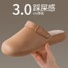 Chinelos de Algodão com Solado Grosso para Mulheres, Novo Modelo Outono e Inverno 2026, Estilo Birkenstock, Impermeáveis, Forrados com Lã, Antiderrapantes, Chinelos de Algodão para Casa Indoor para Homens, Adequados para Uso Externo