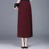 Otoño 2026 Nuevo Vestido de Una Pieza Color Sólido Moda Femenina Temperamento Cintura Alta Adelgazante Cubre Caderas Recto Largo Trendy