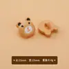 Botões de Plástico Coloridos de Coelho e Urso de Desenho Animado para Casacos, Suéteres, Vestidos de Crianças, Botões Decorativos Fofos para Costura à Mão