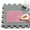Tablero de Empalme de Espuma Rejilla Fija Tablero de Posicionamiento para Tejer con Hilo Tablero de Rejilla para Tejer con Agujas Tablero de Moldeado de Rejilla Bloqueador de Tejido Eva