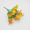 Ramo Pequeño de Orquídea Saltarina y Crisantemo Simulados Orquídea Danzante Boda Decoración del Hogar Arreglo Adornos de Flor de Seda Flores Artificiales Venta al por Mayor