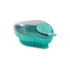 Cepillo de Baño Multifuncional de Silicona Transfronterizo para Gatos y Perros, Puede Agregar Líquido, Elimina el Pelo Suelto, Masajea, Hace Espuma Rápidamente, Peine para Mascotas