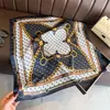 Pañuelo Estampado de Seda Artificial Estilo Francés Ecuestre, Chal de Alta Gama, Pañuelo para el Cuello de Protección Solar, Pañuelo Profesional para el Cuello, Pañuelo para la Cabeza, Bufanda