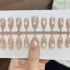 Coleção de Comércio Exterior de Unhas Postiças Curtas de Alta Qualidade, Elegantes, Delicadas, Maduras e Estilosas com Efeito Olho de Gato