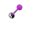 Barra para piercing de cuerpo humano transfronteriza, piercing acrílico para la lengua, acero inoxidable, joyería de Halloween, adornos perforados para la lengua al por mayor