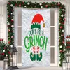 Cubierta de Puerta de Tela Elástica Cubierta de Puerta de Navidad Alegre Transfronteriza Tapiz Fondo de Tela de Regalo de Papá Noel para Fiesta Festiva