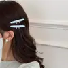 Exquisita Pinza para el Cabello con Lazo de Puntos Crema Moda Coreana Flequillo Lado Cabello Suelto Amarillo Azul Estilo Dulce