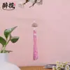 Venta Directa de Fábrica Colgante Forma de Abanico Plegable Borla Flecos con Cuentas Estilo Antiguo Moderno Accesorios Colgantes Hechos a Mano para DIY Hanfu