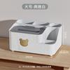 Caja de pañuelos de escritorio con forma de oso, caja de almacenamiento de papel para el hogar, sala de estar, comedor, mesa de centro, caja de papel multifuncional sencilla y nórdica.