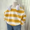 Sudadera de Primavera y Otoño para Niños 2026 Ropa para Niños Pequeños Bebé Top a Rayas Ropa Estilo Comercio Exterior Amazon