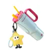 Taza Térmica Gigante Gucgres Taza con Popote de Gran Capacidad para Mujeres Taza de Agua de Alto Valor con Recubrimiento Cerámico 316 Taza de Hielo
