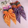 Presilhas de Cabelo de Laço da Nova Série de Halloween Transfronteiriças com uma Vibração Assustadora, Acessórios de Cabelo de Tecido para a Parte de Trás da Cabeça com Presilhas de Bico Pontudo