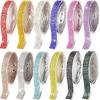 Parches de Pedrería de Cristal, Tiras de Pedrería, Cinturones de Pedrería, Accesorios Decorativos de Pedrería para Ropa DIY, Parches de Pedrería Hotfix de Cristal, Parches de Diamantes con Adhesivo, Joyería