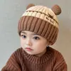 Gorros para Bebé Estilo Otoño e Invierno Gorros para Bebé Gorros de Lana de Invierno para Niños Modelo Nuevo 2025 para Niños Gorros Cortavientos para Niños