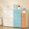 Gabinete de Almacenamiento tipo Cajón Ancho Estilo Europeo 18/38/58, Gabinete de Almacenamiento de Plástico Multicapa, Gabinete Móvil para Almacenamiento de Snacks y Juguetes