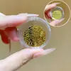 Adesivos de Celular de Ouro Puro: Princesa, Que Você Fique Rica, A Boa Sorte Vem em Ondas, A Riqueza Vem em Ondas, Adesivos Dourados como Presentes