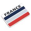Pegatina de aleación de aluminio y metal con la bandera nacional para coche, pegatina decorativa para modificación de coche, pegatina para carrocería, pegatina con la bandera nacional, pegatina con insignia simbólica.