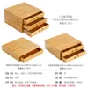 Caja de Bambú de Doble Capa para Té Pu'Er, Caja Redonda de Madera de Dos Capas para Pasteles de Té Blanco, Venta al por Mayor del Fabricante, Soporta Grabado de Logo