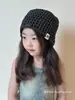 Gorro de Punto de Alta Gama Coreano para Niños Niñas 2025 Nuevo Primavera y Verano Delgado Baotou Hat Gorro Pullover para Bebé Niña