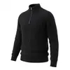 Suéter cárdigan para hombre, nuevo estilo otoño/invierno, marca trendy americana, suéter de punto con cuello alto, prenda exterior casual y holgada para hombre