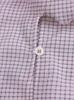 Outono 2024 Novo Estilo Europeu e Americano Moda Simples Elegante All-match Design Sense Xadrez Boneca Gola Manga Longa Camisa para Mulheres