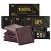 Chocolate Negro 100%, Chocolate Negro Puro Diario, Manteca de Cacao Pura, Cero Azúcar Añadido, Snacks Estilo Ruso
