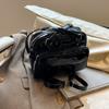 Bolso de Mano de Cuero con Cera de Aceite Estilo Coreano de Alta Calidad para el Verano 2025 Mochila Popular de Nicho de Moda Multiusos