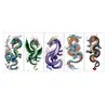 Tatuaje Temporal de Dragón Occidental Europeo y Americano Tinta Tótem para Brazo Completo Pegatina de Tatuaje Transfronteriza Amazon Hombres y Mujeres Medio Brazo