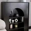 Gabinete Decorativo de Chimenea Estilo Nórdico Gabinete de Entrada Minimalista Italiano Gabinete de Exhibición para Tienda de Ropa Gabinete Lateral para Sala de Estar Estilo Crema Francés