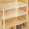 Estante Divisor de Armario, Estante Extensible para Almacenamiento de Ropa, Organizador de Gabinete Profundo para Armario de Dormitorio en Casa, Estante de Almacenamiento
