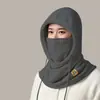 Gorro Integrado para Otoño e Invierno Máscara Cálida para Montar Cubrecuellos Multifuncional Gorro de Esquí a Prueba de Viento Equipo Cálido para Deportes al Aire Libre