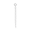 Corrente de Extensão para Pulseira Tingxiang Feminina Prata S925 Corrente de Ajuste para Pulseira Acessórios diy Cor Dourado 18K