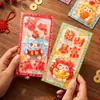 Atacado Gelatina Novo Ano Envelope Vermelho Desenho Animado Ovelha Estampagem a Quente 2027 Festival da Primavera Visita de Ano Novo Presente de Ano Novo Fábrica de Envelopes Vermelhos Venda Direta