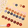 Retro Mate Degradado Difuminado Corte Flor Perlas DIY Joyería Hecha a Mano Pendientes Pulsera Collar Accesorios Material