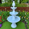 Adornos de fuente de boda estilo europeo con agua circulante, estanques de peces para exteriores, jardines de patio, paisajes de villas y regalos para ceremonias de inauguración.