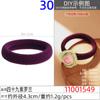 4.3cm Toalla de Alta Elasticidad Círculo Cuerda de Atar Sin Costuras Ins Color Caramelo Rojo Cibernético Anillo para el Cabello Accesorios para el Cabello Venta al por Mayor