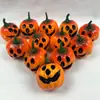 Calabaza de Halloween de espuma de simulación 5.5cm calabaza 16 un paquete de verduras gabinete fotografía modelo de exhibición accesorios