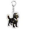 Nuevo Colgante de Acción Delta Animal Peculiar Llavero Acrílico Decoración para Mochila de Estudiante